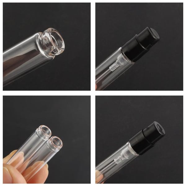 Liten parfymeflaske, 5 ml - 5 stk Black