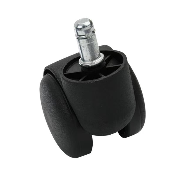 Stolhjul svinghjul møbelhjul 5-pakning 50 mm / 2 tommer Black