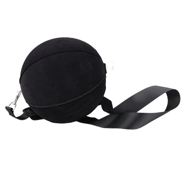 Oppblåsbar treningsball for golfsving Black