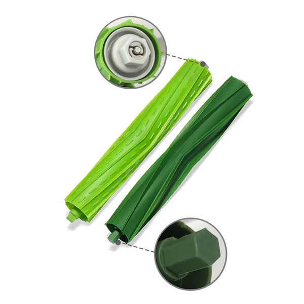 Hovedbørster til iRobot Roombai 7, 4 par Green iRobot Roomba