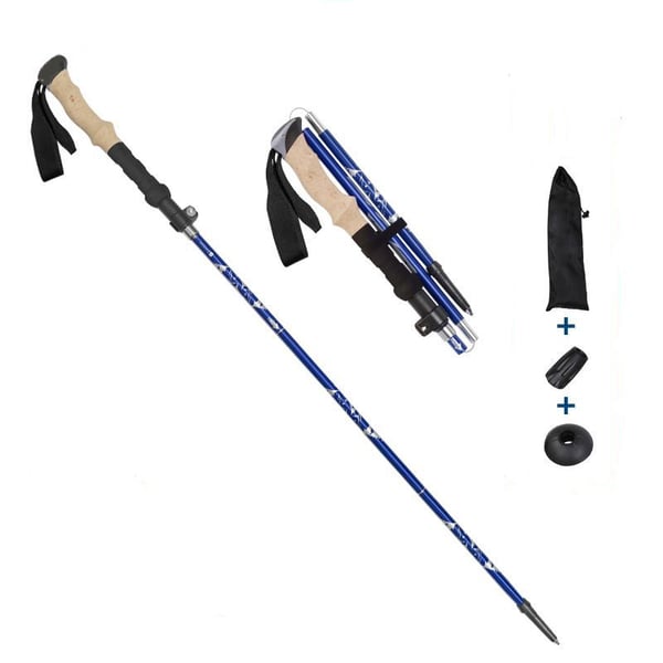 Ultrakevyt vaellussauva 5-osainen Blue Ultrakevyt vaellussauva 5-osainen Blue