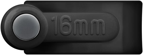 Kabelclips 16 mm, sort