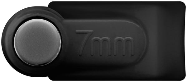 Kabelclips 7 mm, sort