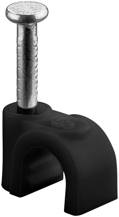Kabelklemme 5 mm, svart Kabelklemme 5 mm, svart