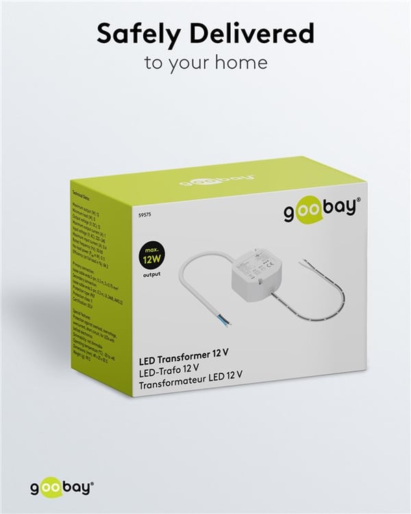 LED-transformer 12 V (DC) (DC), 12 W, IP67