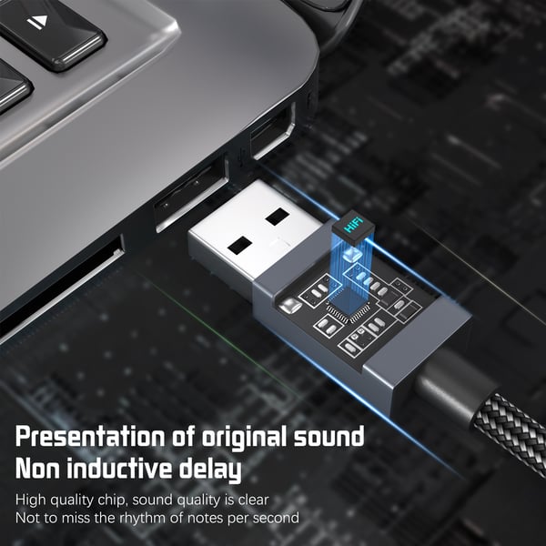 USB - 3,5 mm (naaras) audiosovitin Grey