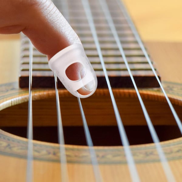 Gitarr fingerskydd silikon 25 st Transparent