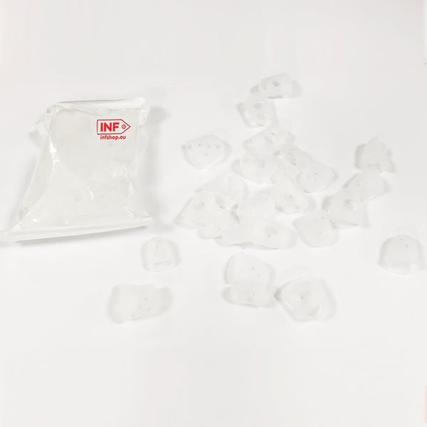Gitarr fingerskydd silikon 25 st Transparent