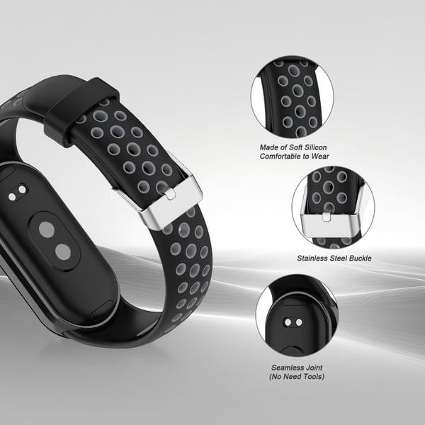 Urrem silikone Xiaomi Mi Band 8