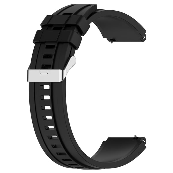 Klokkereim 22 mm med 2 størrelser Black