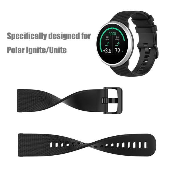 Polar Ignite/Unite armbånd silikon Pink