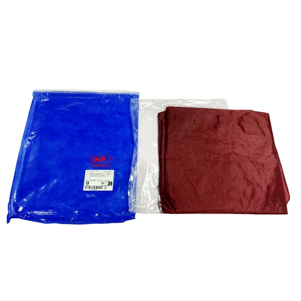 Vandtæt cykel-regnponcho Red