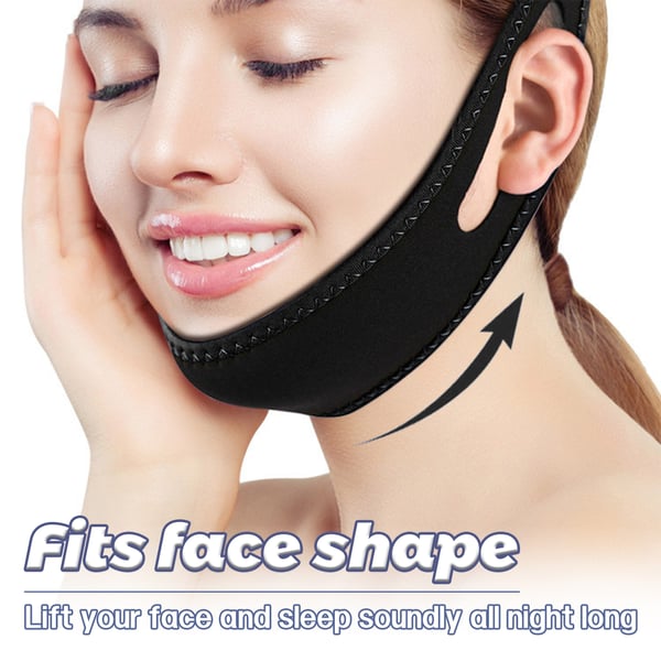 Snorkebånd / hagerem mod snorken Black