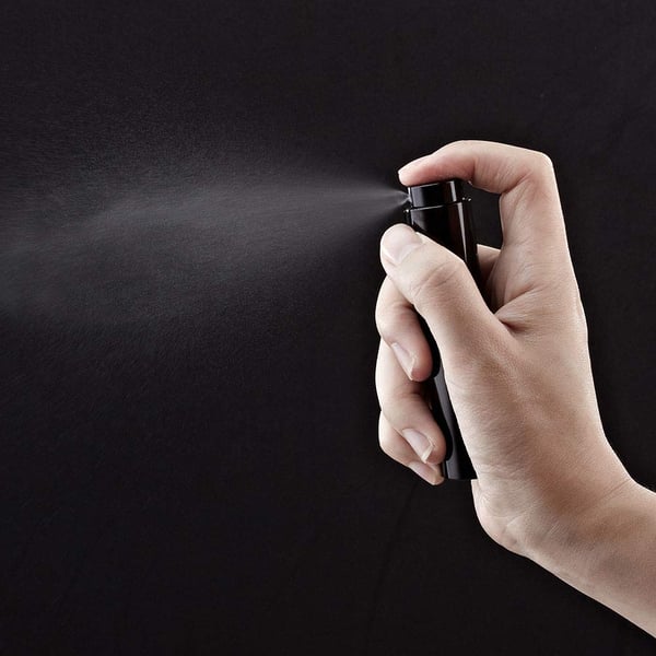 Liten refill sprayflaske for parfyme 8 ml Silver