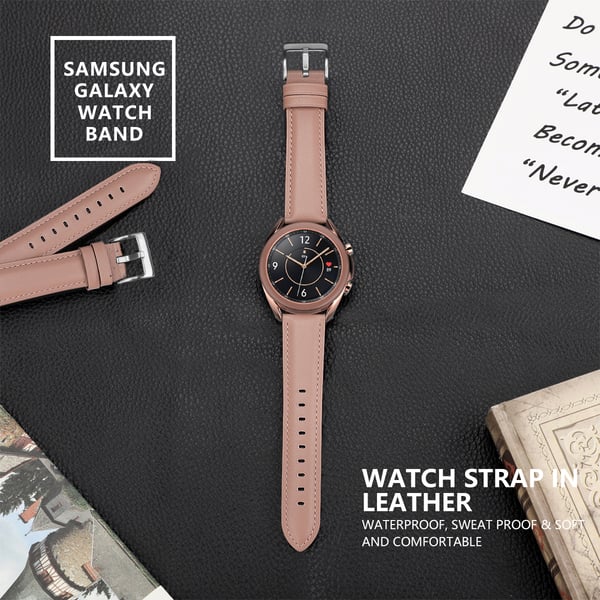 Galaxy Watch 3rd generation læderurrem Pink