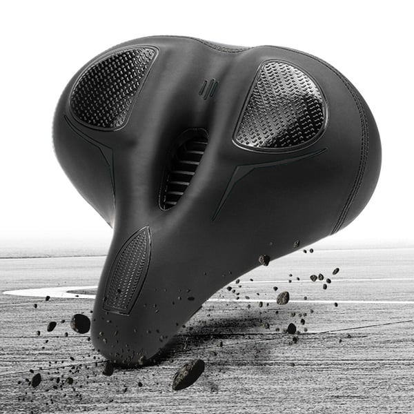 Pyörän satulaistuin Airtag-pidikkeellä Black