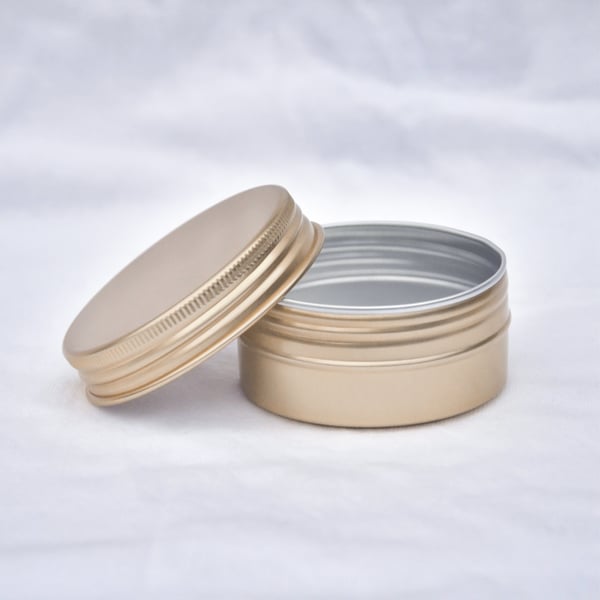 Aluminiumsboks med skrukork 10 ml 5-pak Gold