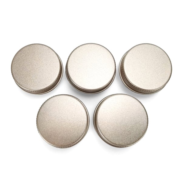 Aluminiumsboks med skrukork 10 ml 5-pak Gold