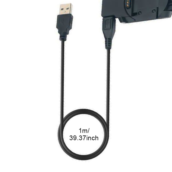 Lader for Garmin Fenix 3 / Fenix 3 HR-klokke Black