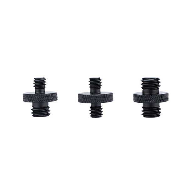 Kamerastativ med skrueadapter 1/4" til 3/8", 6-delt Black