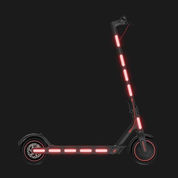 Reflekterende klistremerke til Xiaomi M365 Scooter Red