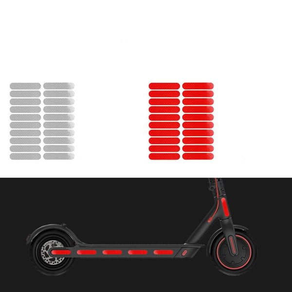 Reflekterende klistremerke til Xiaomi M365 Scooter Red