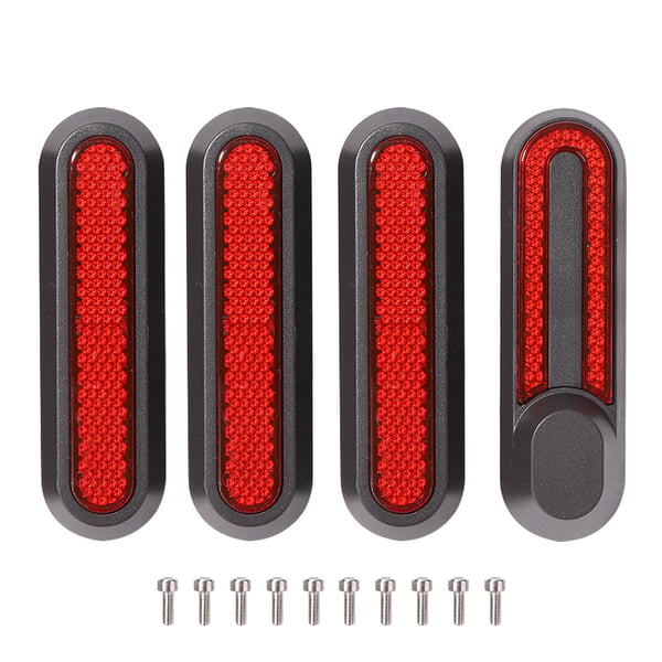 Xiaomi M365/PRO2 Scooter Sidedekorasjonstrekk 4 stk Red