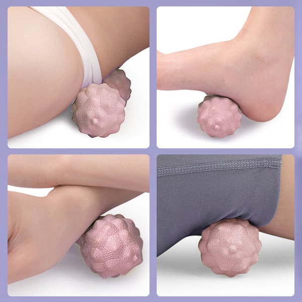 TPR Peanut massagebold til dyb vævs muskelmassage Pink