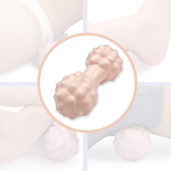 TPR Peanut massagebold til dyb vævs muskelmassage Pink