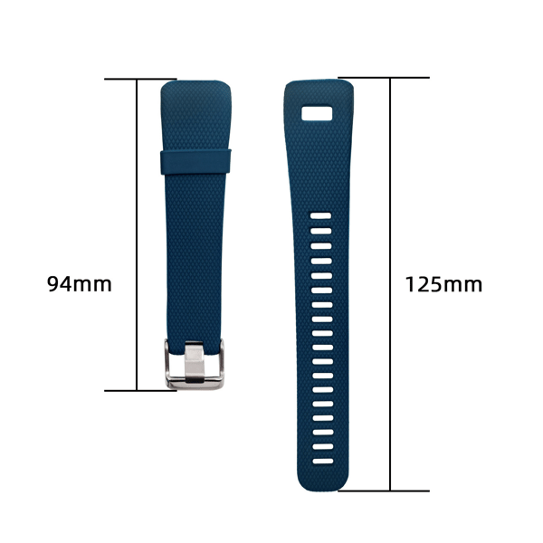 Klokkereim silikon Blue Garmin Vivosmart HR+