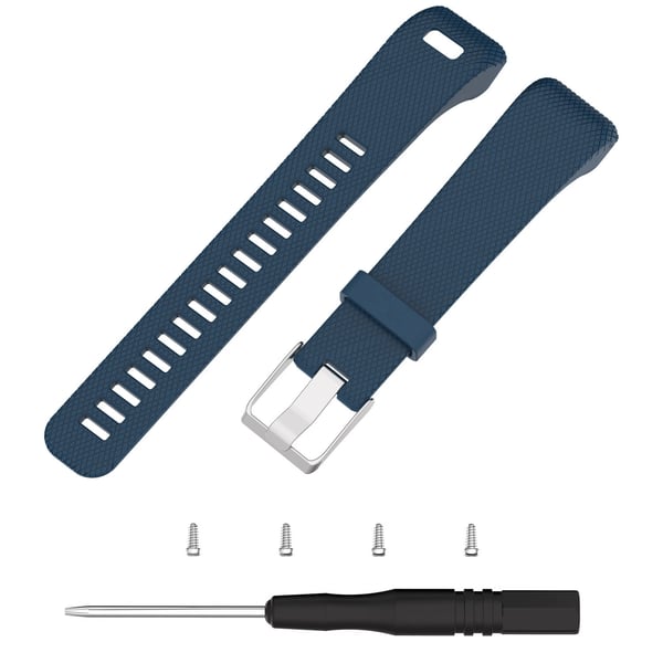 Klokkereim silikon Blue Garmin Vivosmart HR+