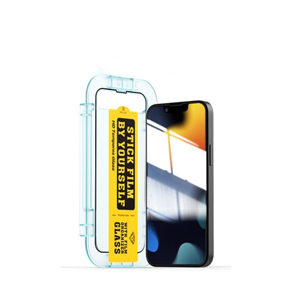 Skjermbeskytter med posisjoneringshjelp Transparent iPhone 11/XR