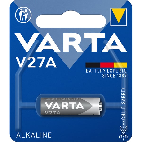 V27A / 27A / MN27 12V alkalisk batteri 1-pakning