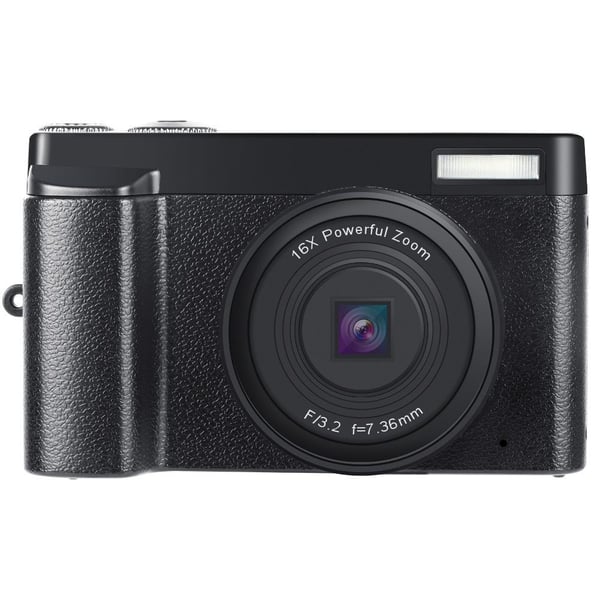 Digitalkamera 4K 48MP 3,0 tommer IPS fast fokus Black