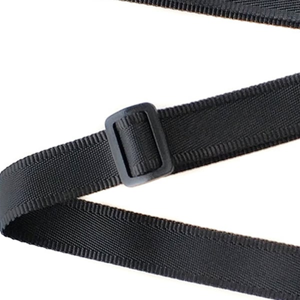 Justerbar skulderrem med metallspenner Black