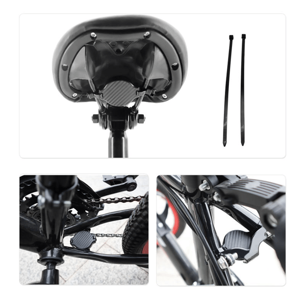 Anti-tyveri AirTag holder til cykel Black
