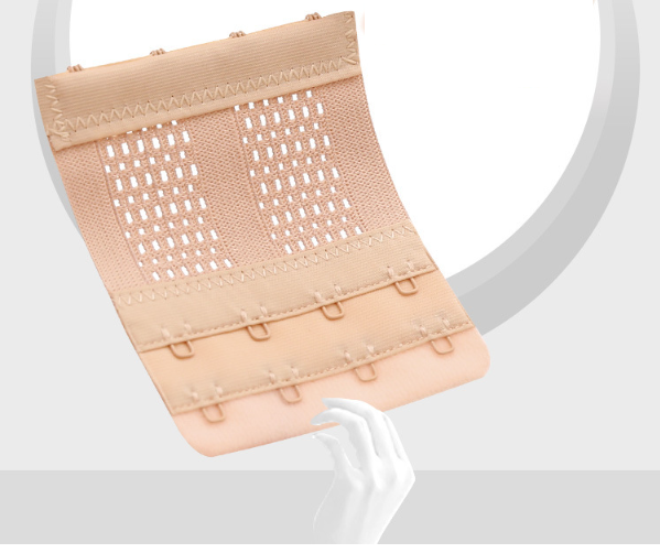 Elastisk BH-Förlängare 2 rader 4 krokar 3-pack