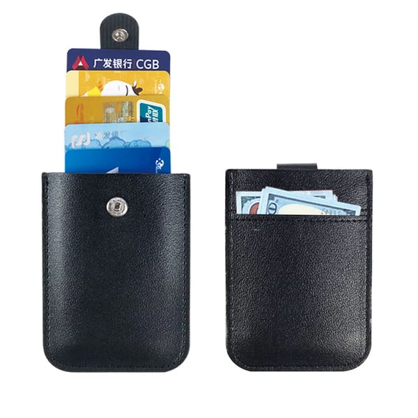 Kortholder, Mini lommebok 5 kortspor Black