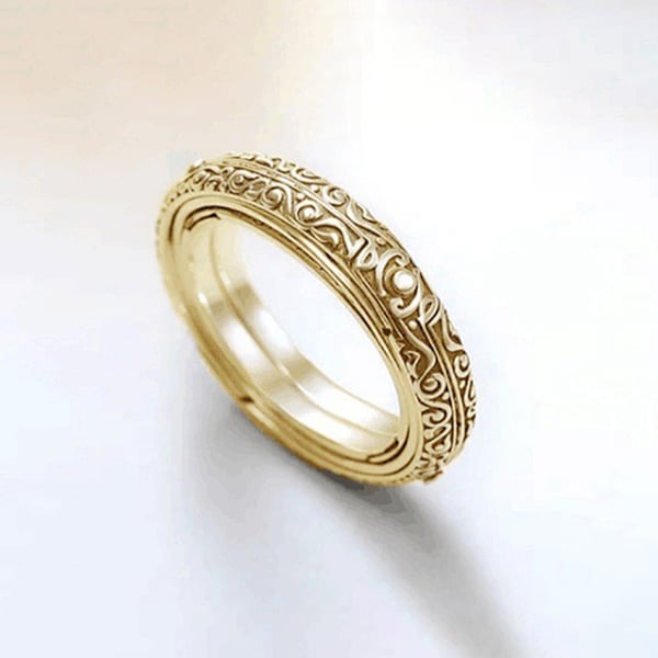 Sammenfoldelig kosmisk ring/kugle Gold 18 mm