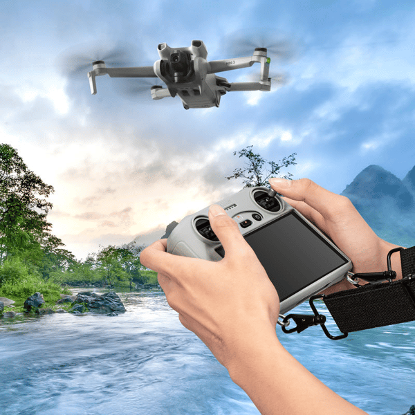 Silikonbeskyttelsesdeksel for DJI Mini 3 Pro/Mini 3 RC – sklisikker design Black