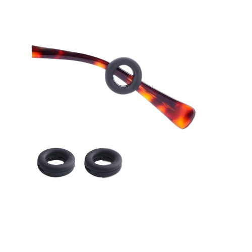 Anti-slip silikone brilleholder øregreb 12-par Black