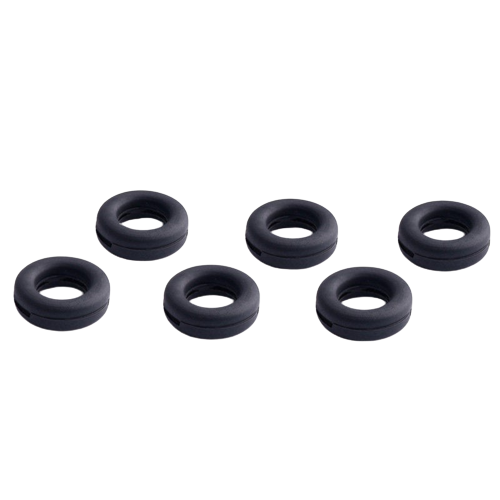 Anti-slip silikone brilleholder øregreb 12-par Black