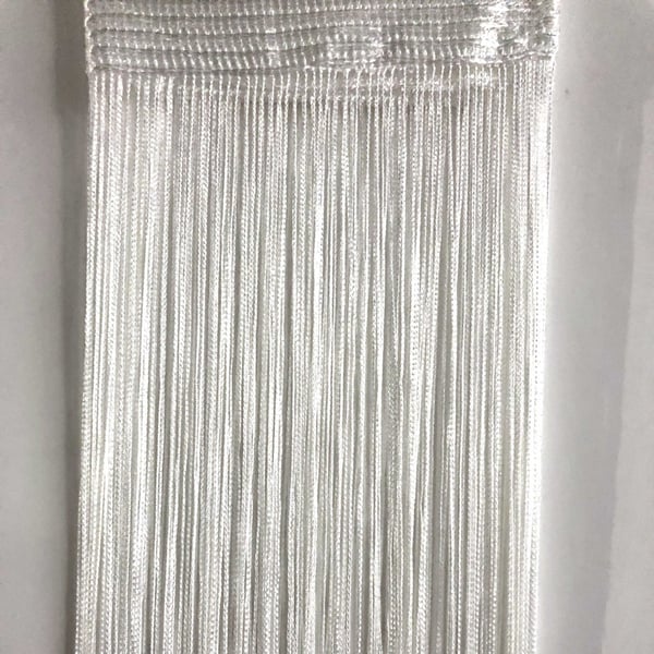Hapsuverho 100x200 cm 1 pari White