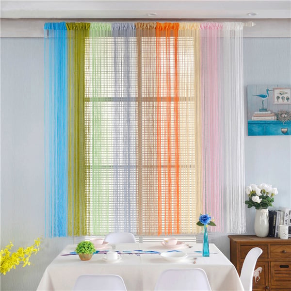 Hapsuverho 100x200 cm 1 pari White