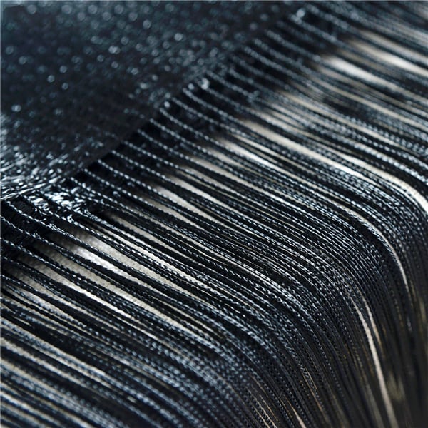 Hapsuverho 100x200 cm 1 pari Black