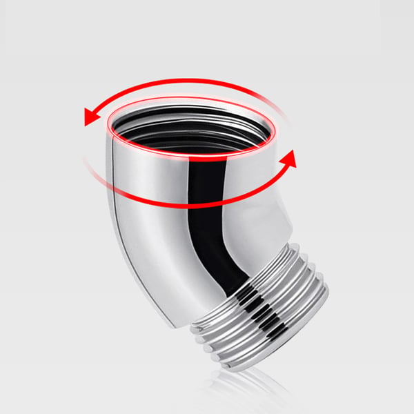135° dusjhodeadapter Silver