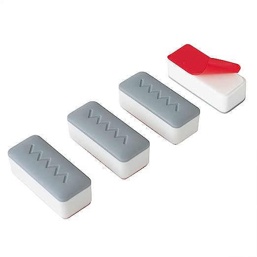 Bidee wc-istuimen puskurit wc-istuimen puskurit 4 kpl Grey
