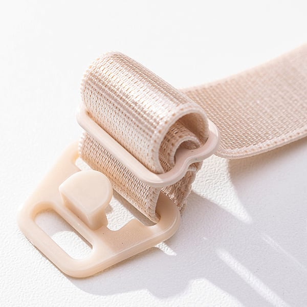 6 stk justerbare skulderremme til amme-bh Beige