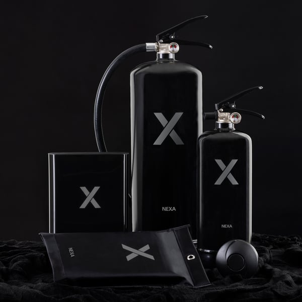 DLSA-866/LL Optisk brannalarm med innebygget batteri 10 år Sort