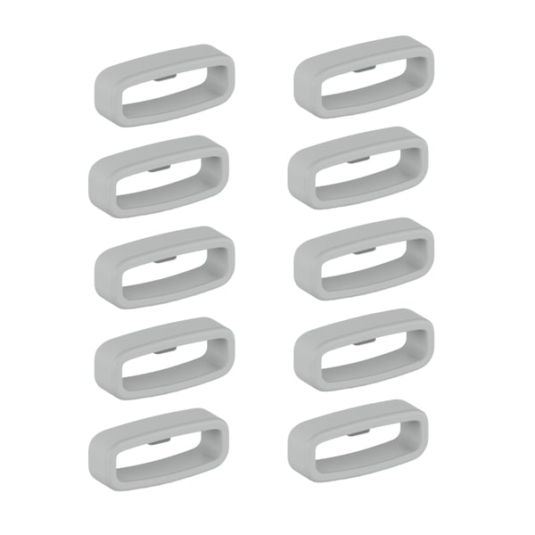 Ögla för 20 mm breda klockarmband 10-pack Grey
